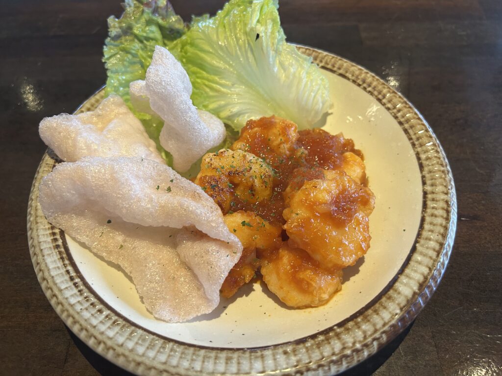 ひとし 石敢當店のエビチリ