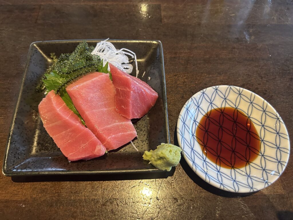 ひとし 石敢當店のマグロ3種食べ比べ